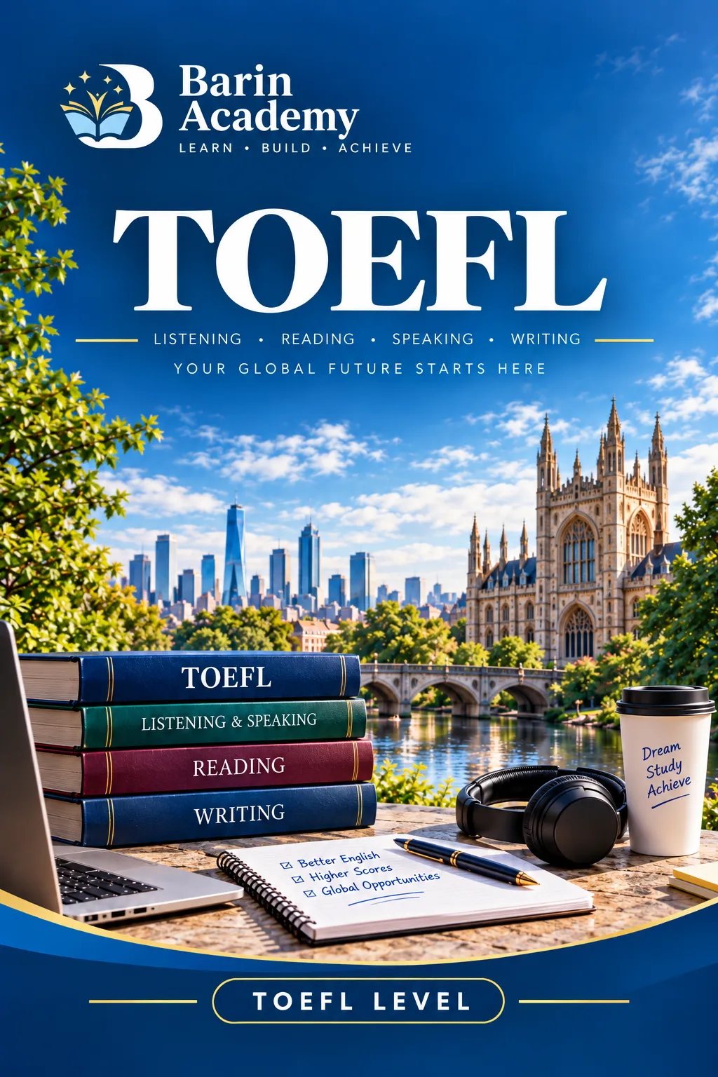 TOEFL Preparation at Barin English & AI Academy